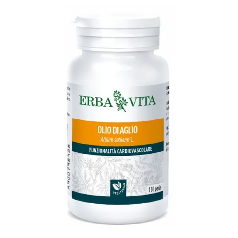 Erba Vita Integratore Alimentare di Olio di Aglio - 100 Perle