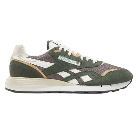 Reebok Unisex Classic Nylon 89 Sneaker, GRIT Green/Trek Grey/Chalk, 36 EU, Grit Green