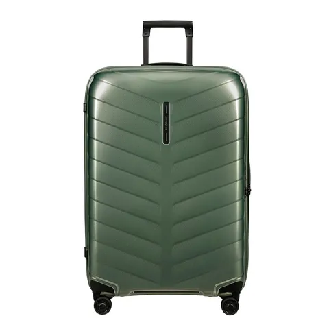 Samsonite Attrix Spinner L, Valigia, 75 cm, 97 L, Verde Basilico