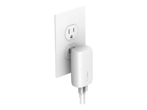 Belkin Doppio caricabatteria da parete USB type C PPS PD 37 W, porta type C con Power