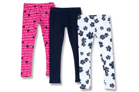 Chicco Set 3 Leggings Bambina Cotone