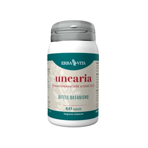 ERBA VITA Integratore Alimentare di Uncaria - 60 Capsule - Utile al sostgno delle difese