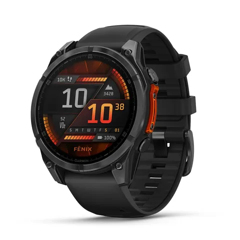 Garmin fēnix 8 47mm AMOLED Slate Gray & Black