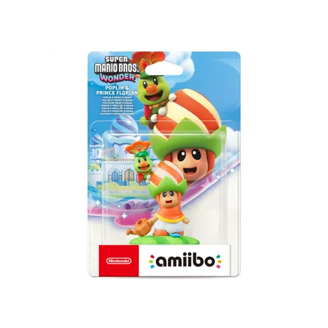 amiibo di Poplin e Principe Florian - Super Mario Bros. Wonder