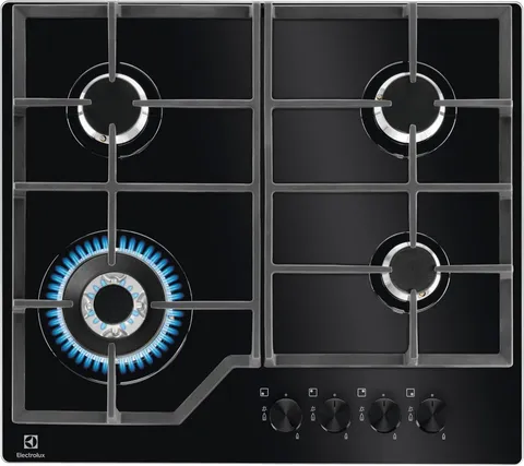 Electrolux Piano Cottura a Gas 60 cm EGM6343YAK Nero