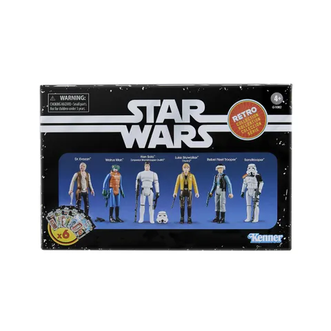 Hasbro Star Wars Retro Collection, Action Figure da 9,5 cm ispirate a Star Wars: Una