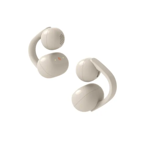 Sony LinkBuds Clip - Auricolari Wireless Open-Ear Greige