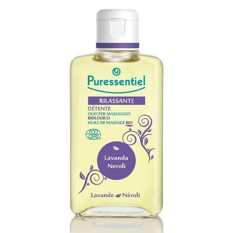 Puressentiel Olio per Massaggio Rilassante BIO con 6 Oli Essenziali 100 ml