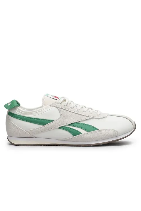 Reebok Unisex R400 Sneaker, Chalk/Glen Green, 36,5 EU