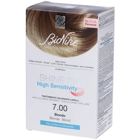 Bionike Shine On High Sensitivity - Trattamento Colorante Capelli, Kit Tinta Alta