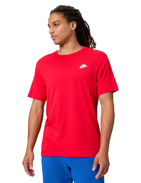 Nike M Nsw Club Tee Maglietta, University Red White, XXL Uomo