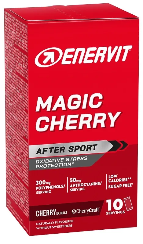 Enervit Magic Cherry, Integratore con Estratto di Amarena, Antiossidante, Ideale Dopo