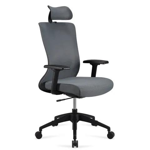 Amazon Basics Sedia da ufficio ergonomica, con schienale alto, da scrivania, con