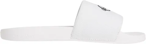 Calvin Klein Donna Scarpe da Mare Ess Slide Cv con Monogramma, Bianco (Bright
