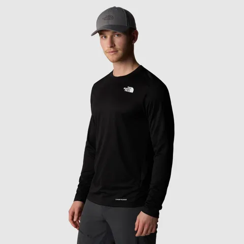 The North Face Airlight Maglietta a Maniche Lunghe Senza Collo TNF Black S