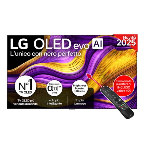 LG OLED evo AI G5 83" Smart TV 4K (Processore α11 Gen2)