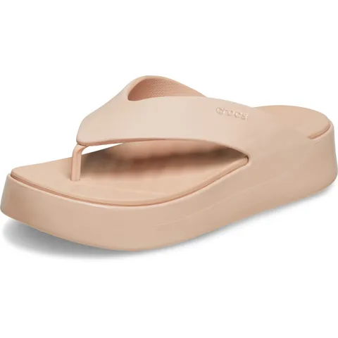 Crocs Getaway Platform Patent Flip, Infradito Donna, Rosa Caramello, 38/39 EU