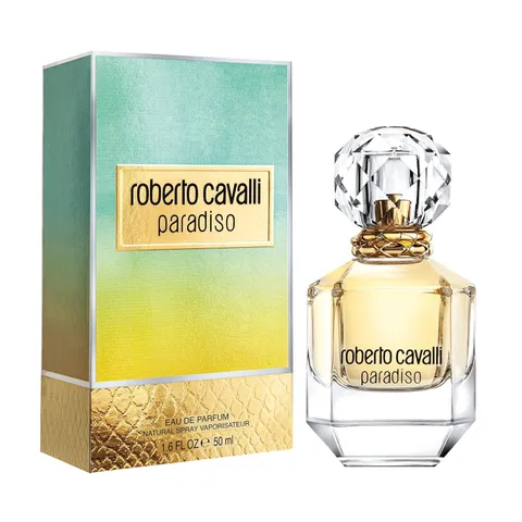 Roberto Cavalli Paradiso, Eau de Parfum, Profumo Floreale Legnoso, 50 ml