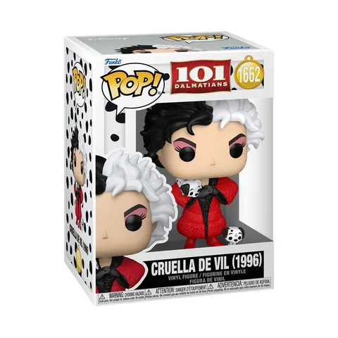 Funko Pop! Disney: 101 Dalmatians - (1996) - Cruella De Vil De Vil - Disney la Carica Dei
