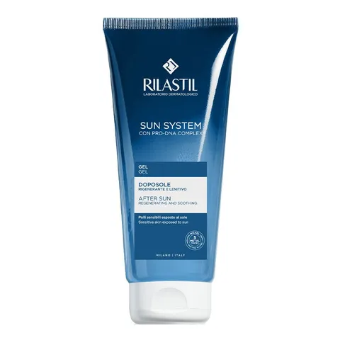 Rilastil Sun System Gel Doposole Trasparente Viso e Corpo, Rigenerante, Idratante e
