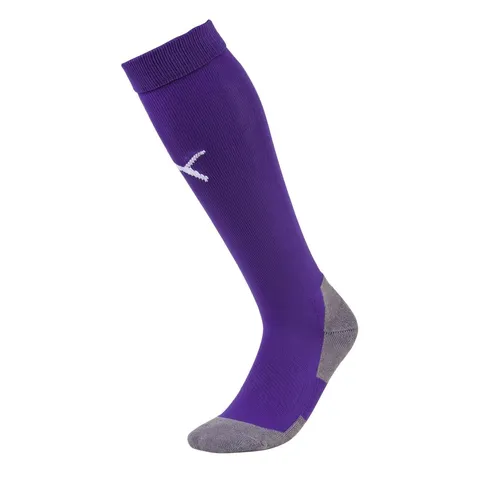 Puma Team Liga Socks Core Calzettoni da Calcio, Viola (Prism Violet/White), 31-34 Uomo