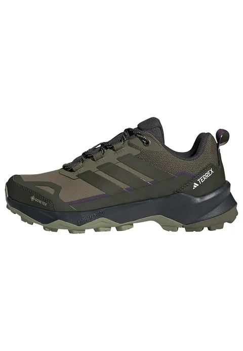 adidas Donna Terrex Skychaser Ax5 Gore-Tex Hiking Shoes, Olive Strata/Night Cargo/Tent