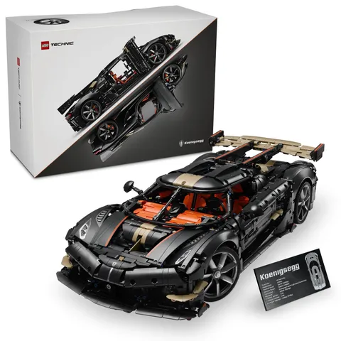 LEGO Technic Hypercar Koenigsegg Sadair's Spear - Kit di Modellismo Auto per Adulti - Set