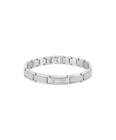 Lacoste Bracciale STENCIL Acciaio Inossidabile Argento