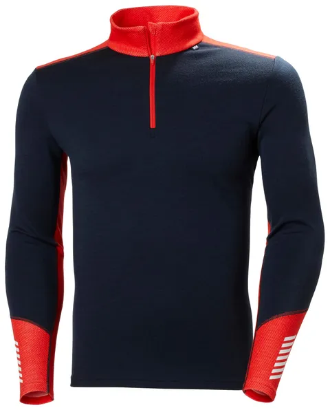 Maglia intima in lana merino 1/2 zip Helly Hansen Lifa