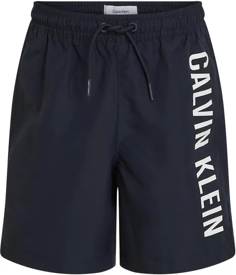 Calvin Klein Bambino Pantaloncino da Bagno Medium Drawstring con Coulisse, Blu (Dark