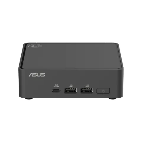 ASUS NUC 15 Pro, Mini PC Intel Core U5-225H, RAM da 96 GB DDR5-6400, SSD M.2, Scheda Grafica Integrata, Wi-Fi 7, Bluetooth 5.4, Compatibile con Windows 11 Pro e Windows 11 Home, Versione Slim, Nero
