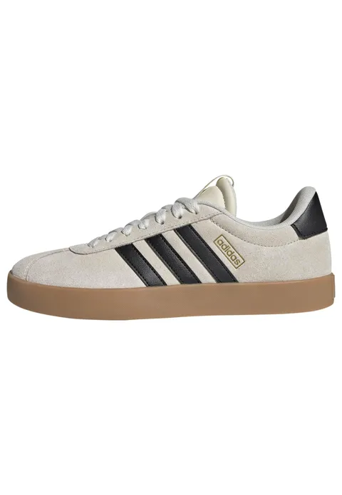 adidas Donna VL Court 3.0 Shoes, Cream White/Core Black/Gold Met., 36 EU