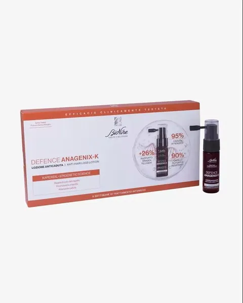 BioNike Defence Anagenix-K, Lozione Anticaduta, Contrasta la Caduta dei capelli e il