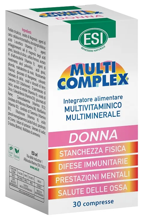 ESI - Multicomplex Donna, Integratore Alimentare Multivitaminico Multiminerali