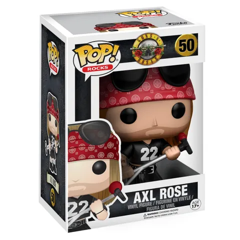 Funko POP! Rocks: Music - Guns N Roses Axl Rose - Figura in Vinile da Collezione - Idea