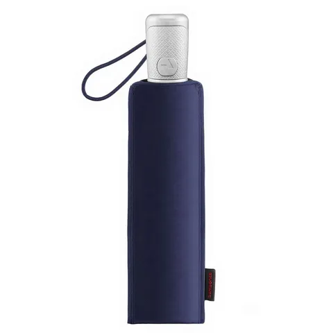 Samsonite Alu Drop S - Safe 3 Section Auto Open Close Ombrello Pieghevole, 28.5 cm, Blu