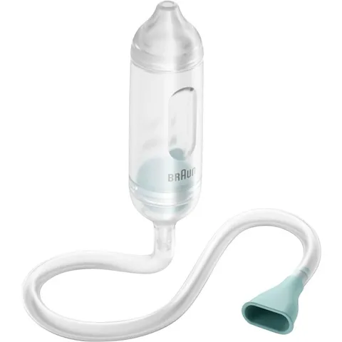 Braun Aspiratore nasale manuale 1 , Dispositivo per la rimozione del muco, Sollievo per