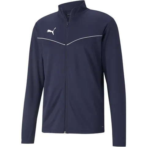 PUMA teamRISE Training Poly Jacket, Giacca sportiva Uomo, Peacoat/White, 3XL