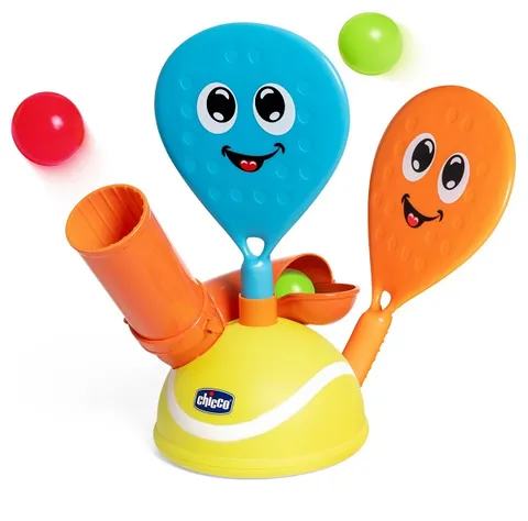 Chicco Padel Set, Gioco elettronico Padel, Include Due Racchette e 4 Palline, Allena la