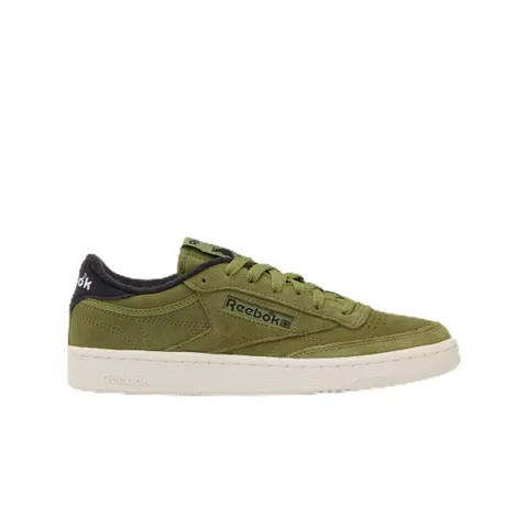 Reebok Unisex Club C 85 Vintage Sneaker, Grittygreen/Black/Chalk, 40 EU