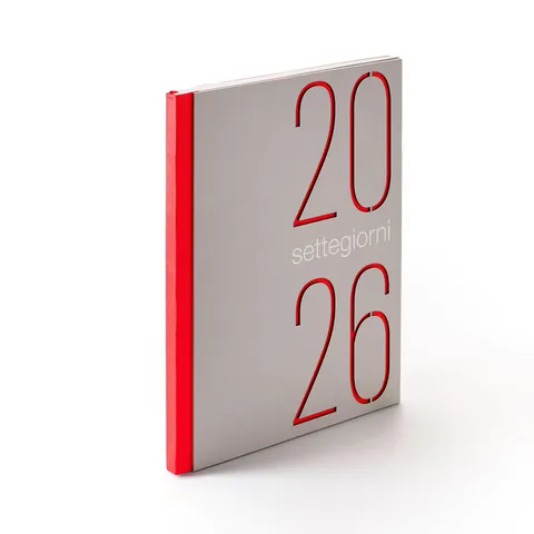NAVA - Agenda 2026 Settimanale 12 Mesi 20x26cm, Planner Settimanale Verticale con