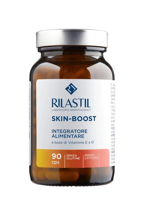 Rilastil Skin-Boost Integratore Alimentare a Base di Vitamine E e D, per Tutti i Tipi di