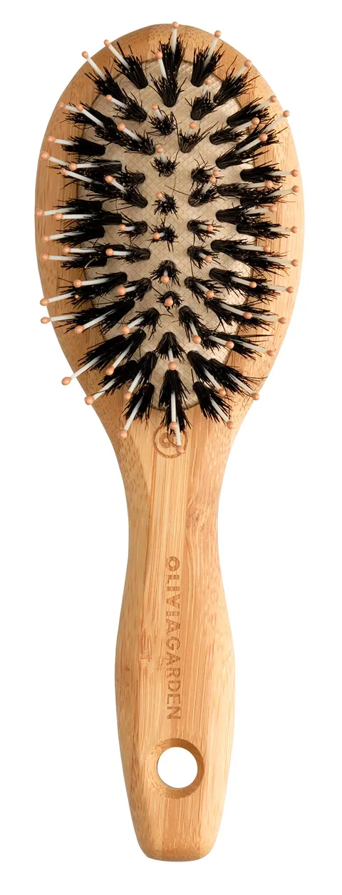 Olivia Garden Bamboo Touch Brush - Spazzola Eco-responsabile districante in Bambù, Setole