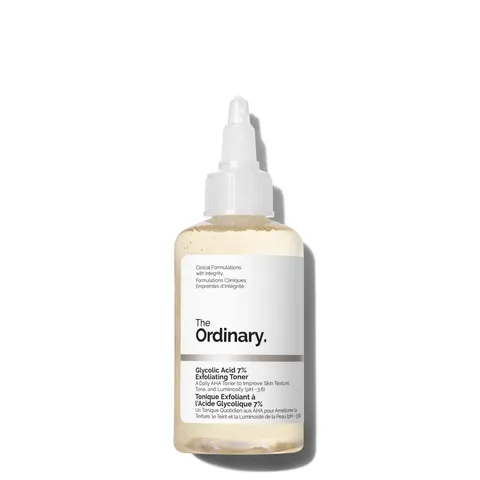 The Ordinary Glycolic Acid 7% Exfoliating Toner 100ml, Esfoliante Acido Glicolico, Tonico