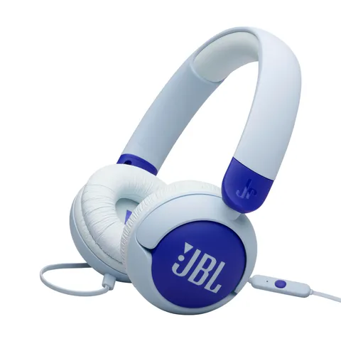 JBL Junior 320 Cuffie On-Ear Bambini Blu Cablate