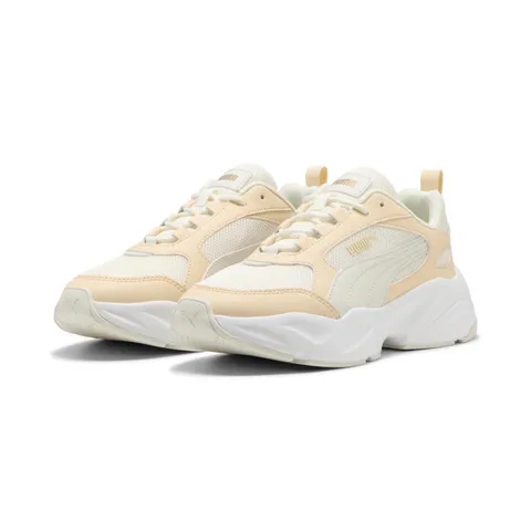 Puma Sneaker Donna Cassia 2.0, Bianco Caldo Vapor Gray Canvas, 37 EU