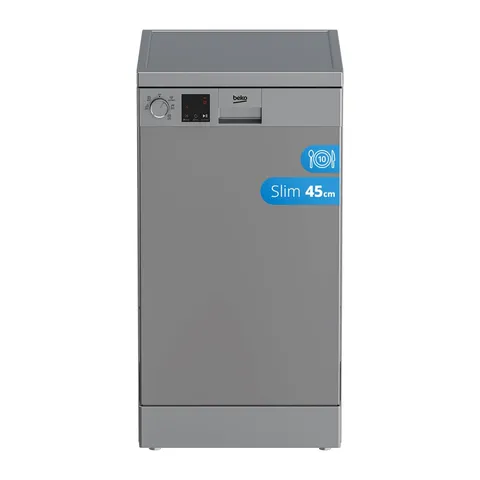 Beko DVS05024S, Lavastoviglie Slim, Argento, 44.8 x 60 x 85 cm