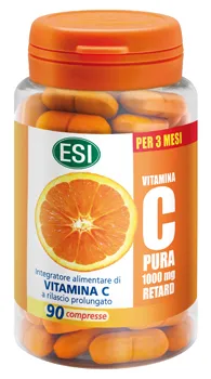 ESI - Multicomplex Vitamina C Pura Retard, Integratore Alimentare Massimo Dosaggio, a