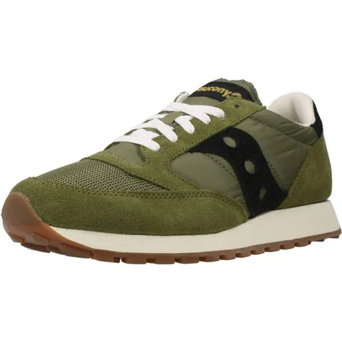 Saucony Jazz Original Vintage, Sneaker Uomo, Verde Nero, 37.5 EU