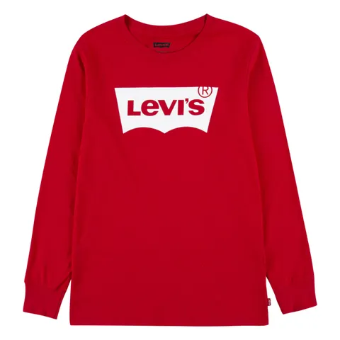 Levi's Lvb L/S Batwing Tee, Maglia a maniche lunghe Bambini e ragazzi, Rosso (Superred)